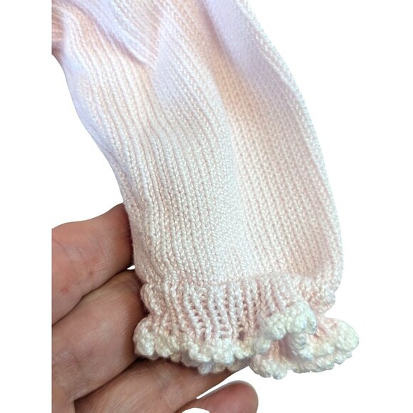 Sophie Dess Creations Paris Dress & Sweater Set Baby 3M Cotton Embroidered Pink - Picture 5 of 16